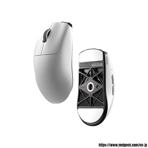 MelGeek HORUS ワイヤレスマウス ホワイト 本体 MelGeek HORUS 発表！キーボードブランドが放つ初の軽量ワイヤレス